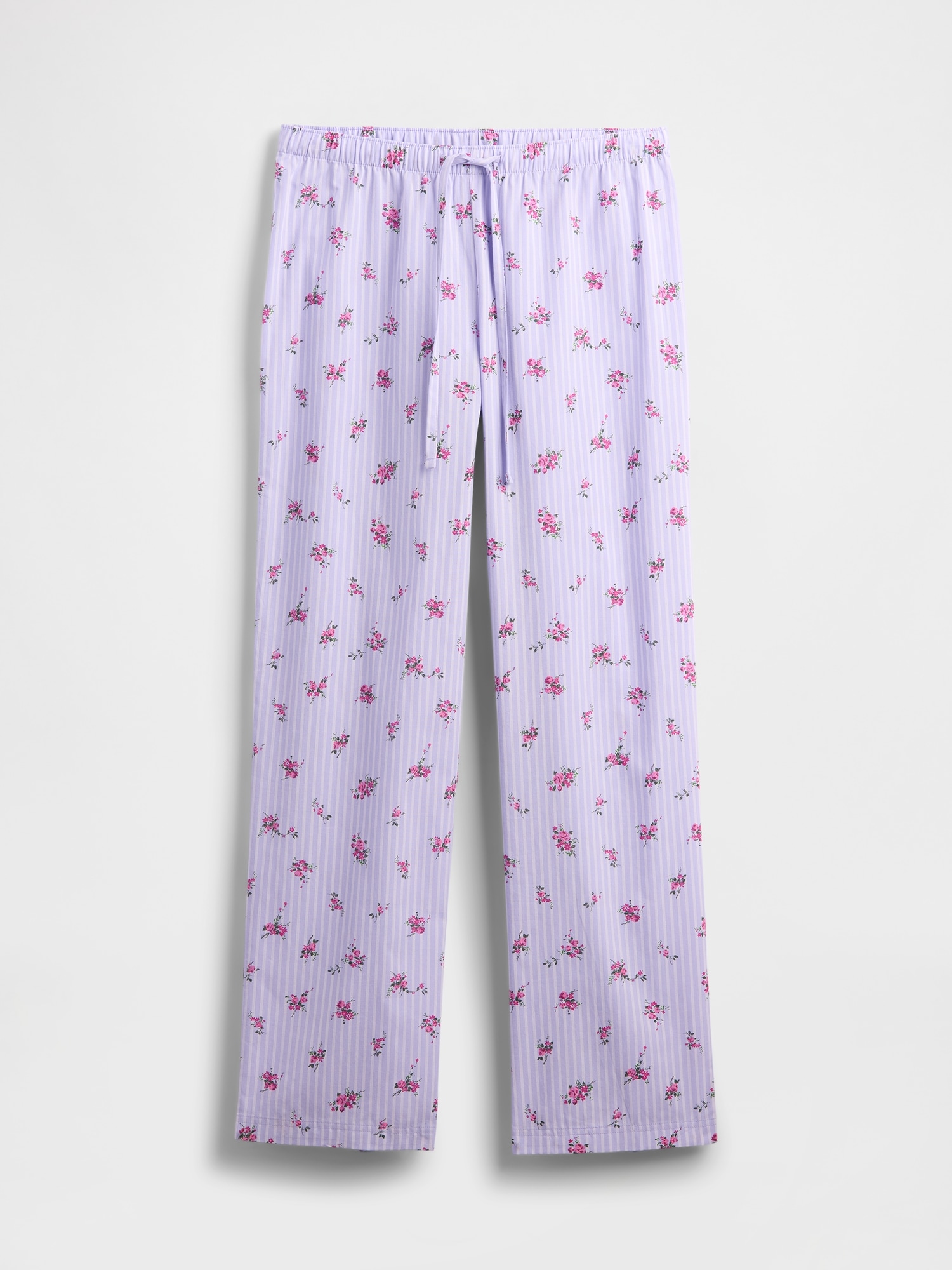Gap Factory Poplin Pj Pants In Purple
