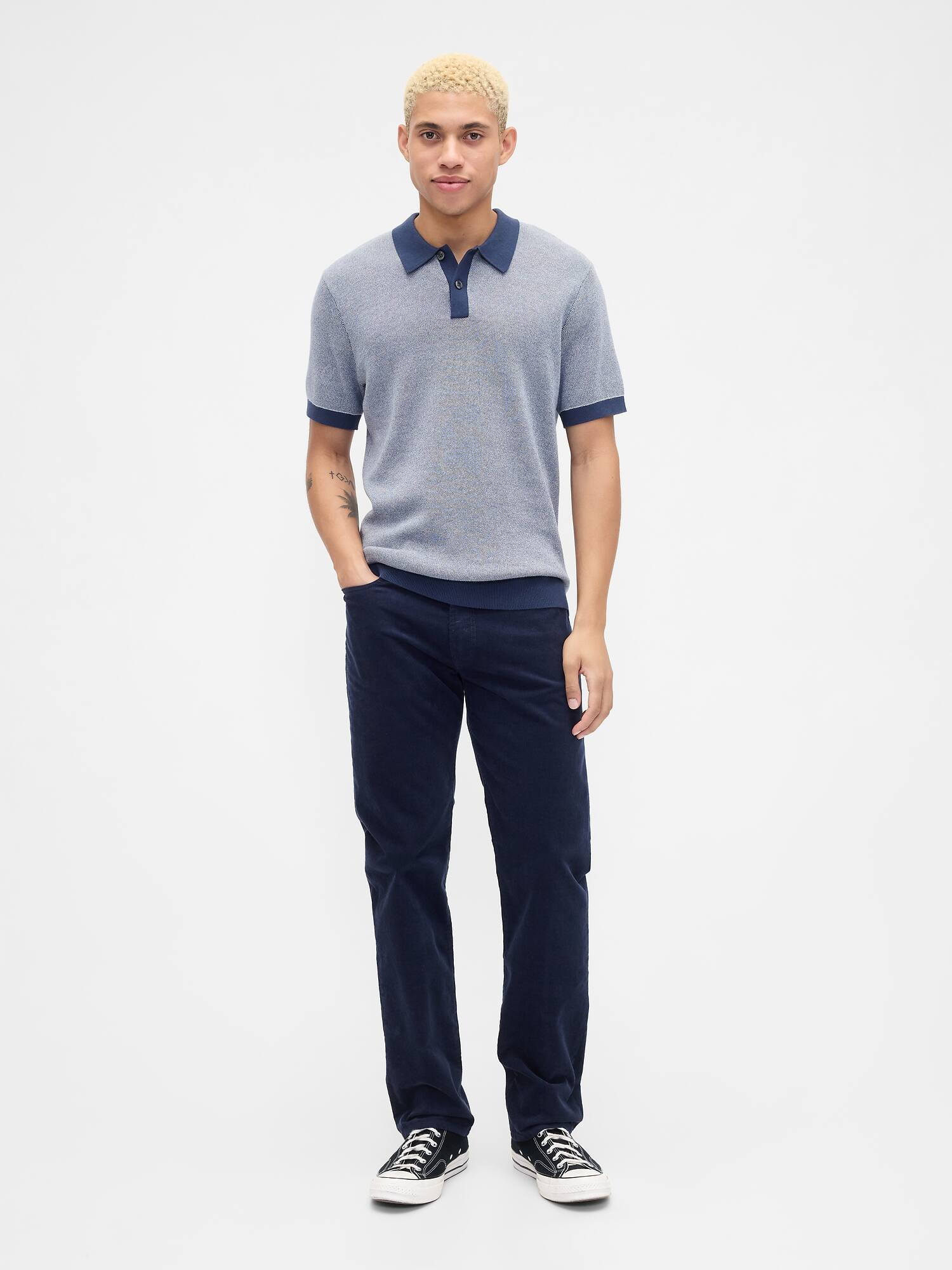 Straight Corduroy Pants