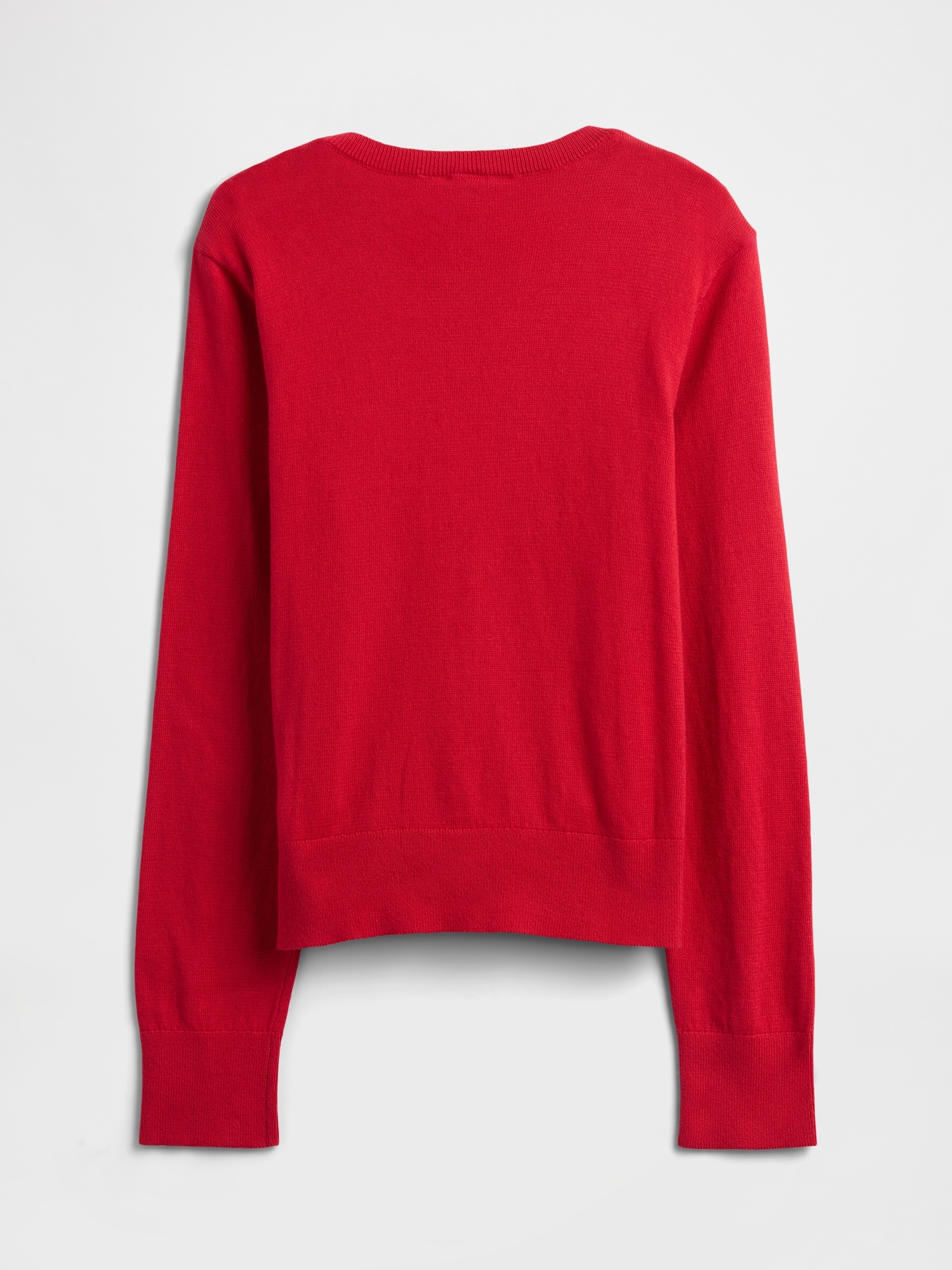 Gap Factory Kids Crewneck Cardigan In Red