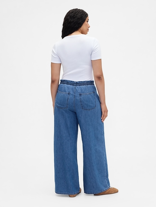 Image number 6 showing, High Rise SuperLight Pull-On Baggy Jeans