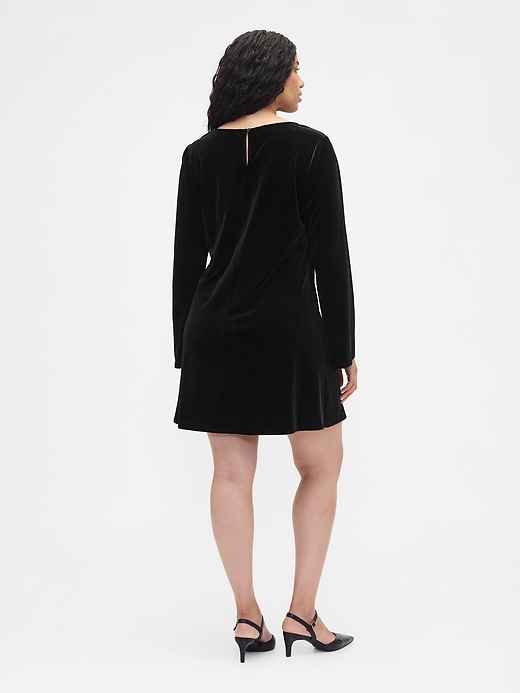 Image number 5 showing, Satin Boatneck Mini Dress