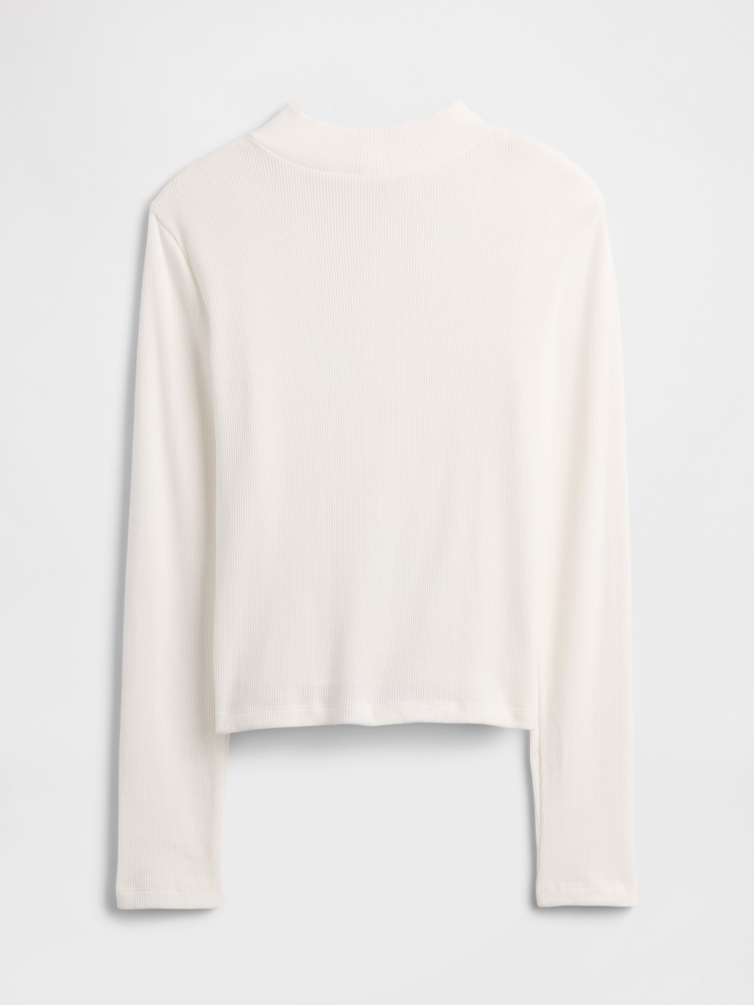 Gap Factory Kids Ribbed Mockneck Top In Neutral