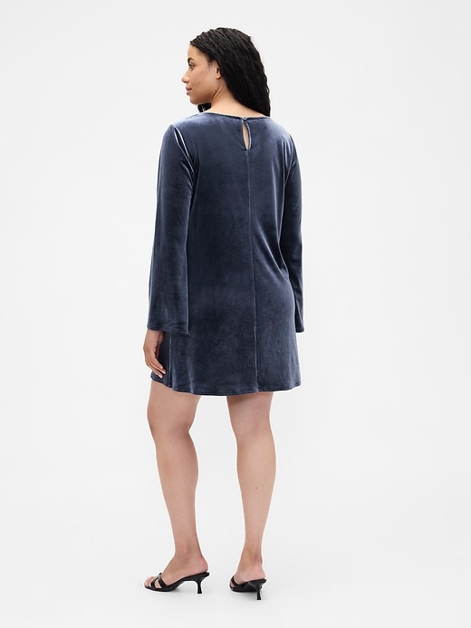 Image number 5 showing, Satin Boatneck Mini Dress