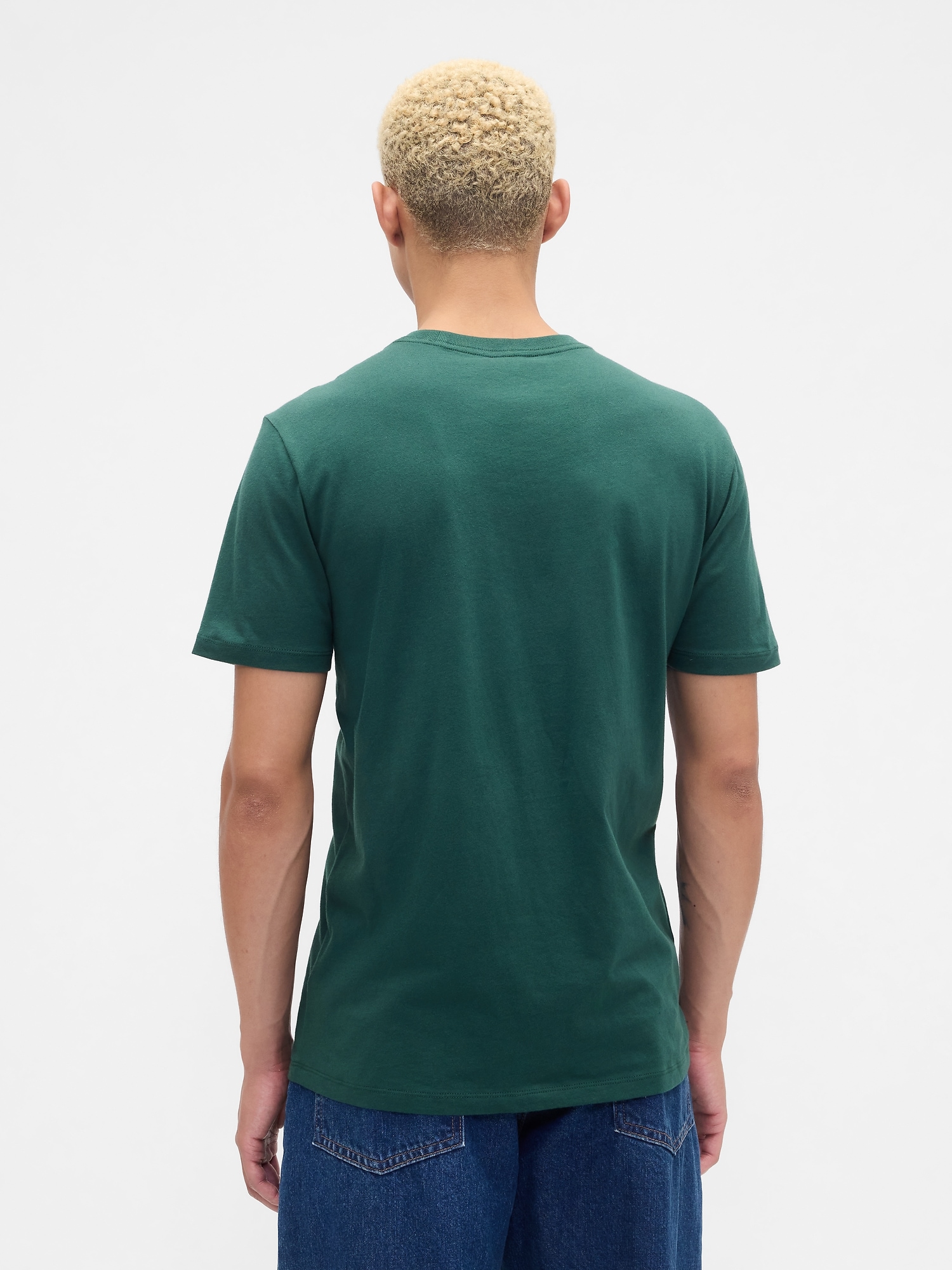 Gap Factory Everyday Soft Gap Logo T-shirt In Black