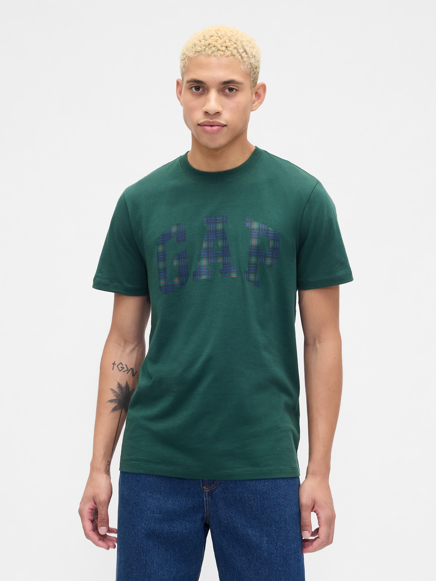 Gap Factory Everyday Soft Gap Logo T-shirt In Black