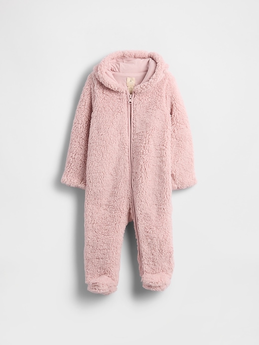 Image number 1 showing, Baby Teddy Sherpa One-Piece