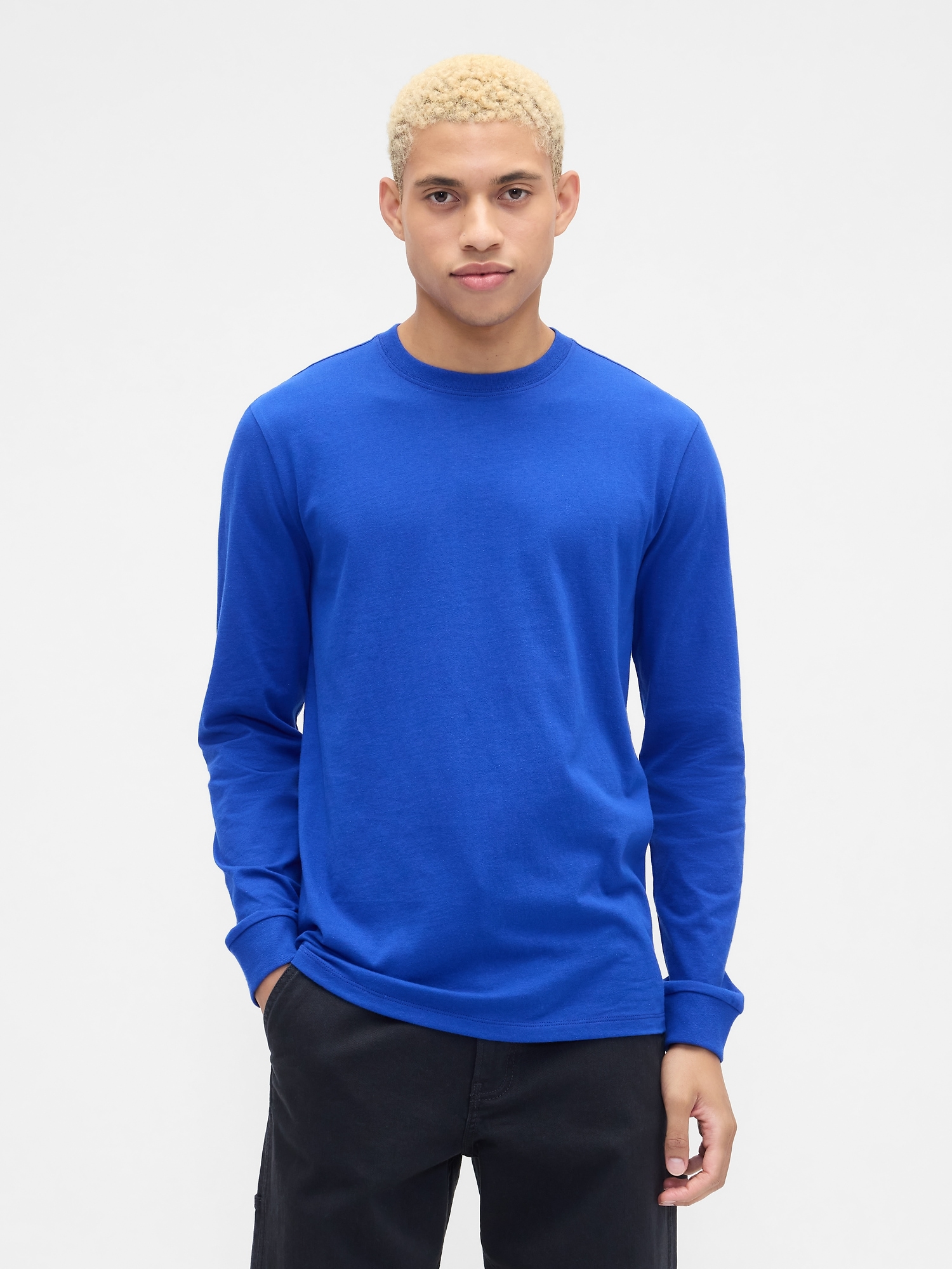 Gap Factory Everyday Soft Crewneck T-shirt In Blue