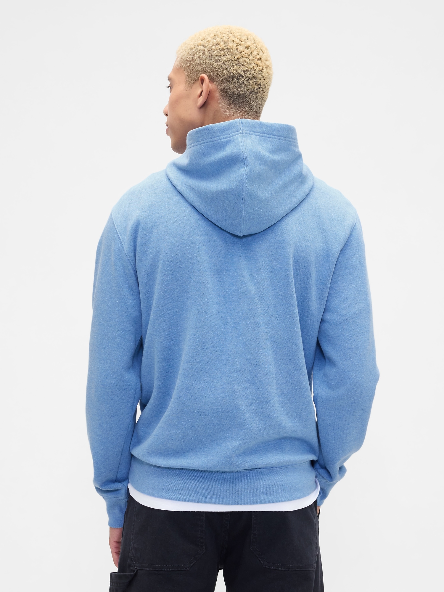Gap Factory Relaxed Gap Logo Hoodie In Blue