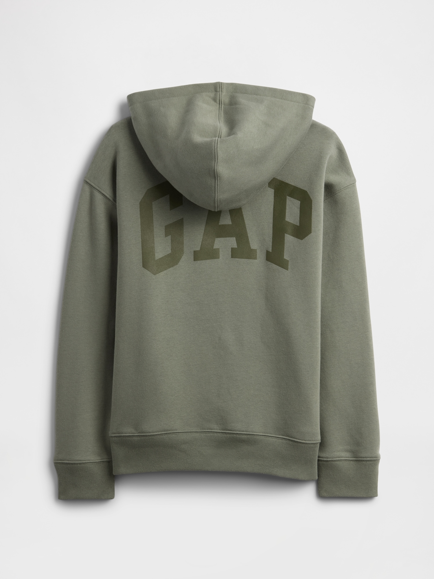 Gap Factory Kids Relaxed Gap Logo Hoodie In Green