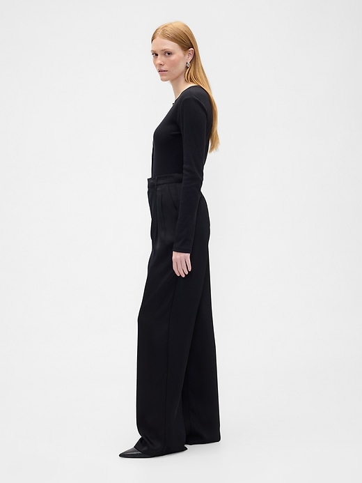 Image number 3 showing, Easy Satin Trousers