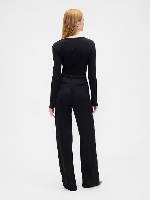 Image number 4 showing, Easy Satin Trousers