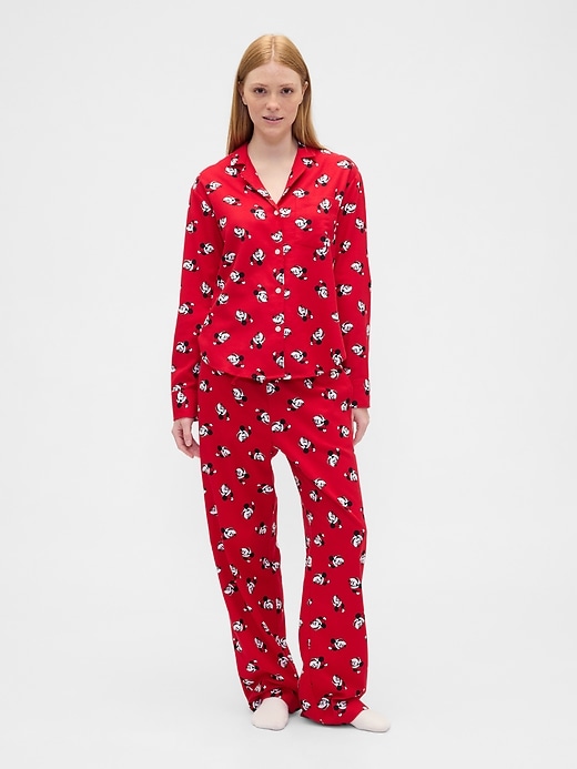 Image number 3 showing, Gap × Disney Relaxed Flannel PJ Shirt