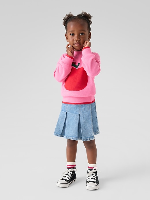 Image number 4 showing, babyGap Pull-On Pleated Denim Skort