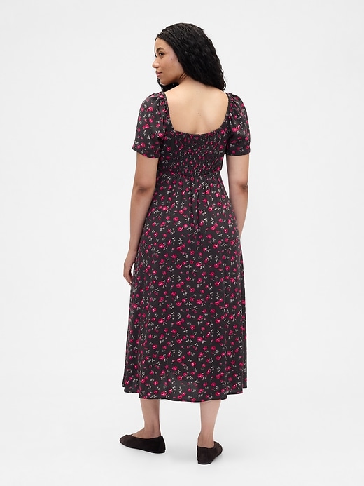 Image number 5 showing, Puff Sleeve Midi Dress