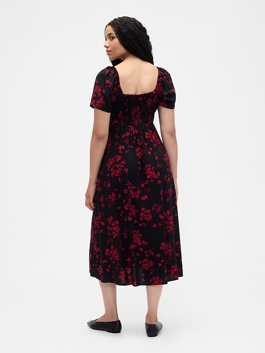 Image number 5 showing, Puff Sleeve Midi Dress