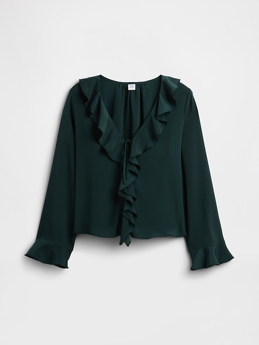 Image number 5 showing, Ruffle V-Neck Top