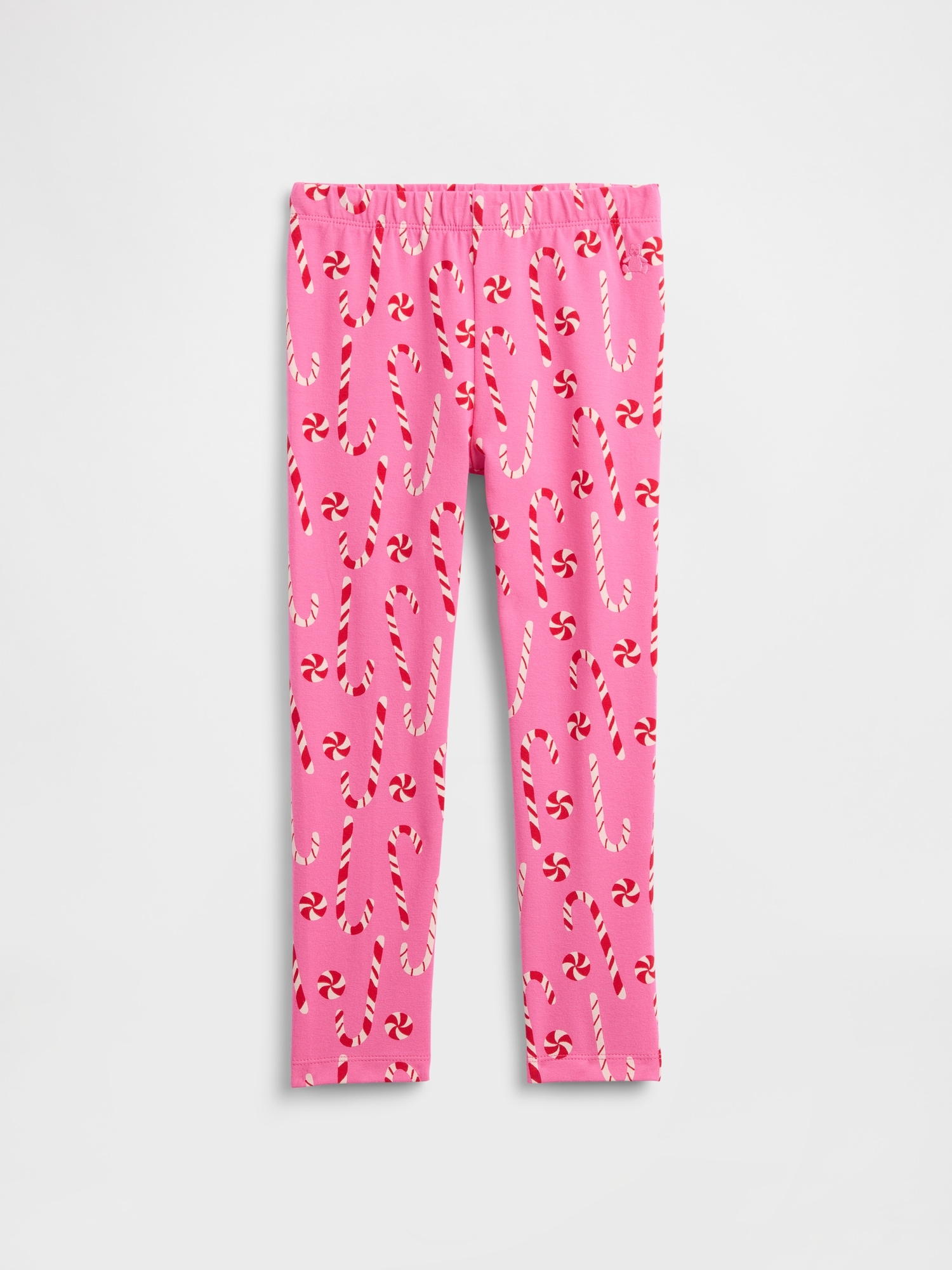 babyGap Pull-On Stretch Jersey Leggings - Love Letter Pink Candy Canes