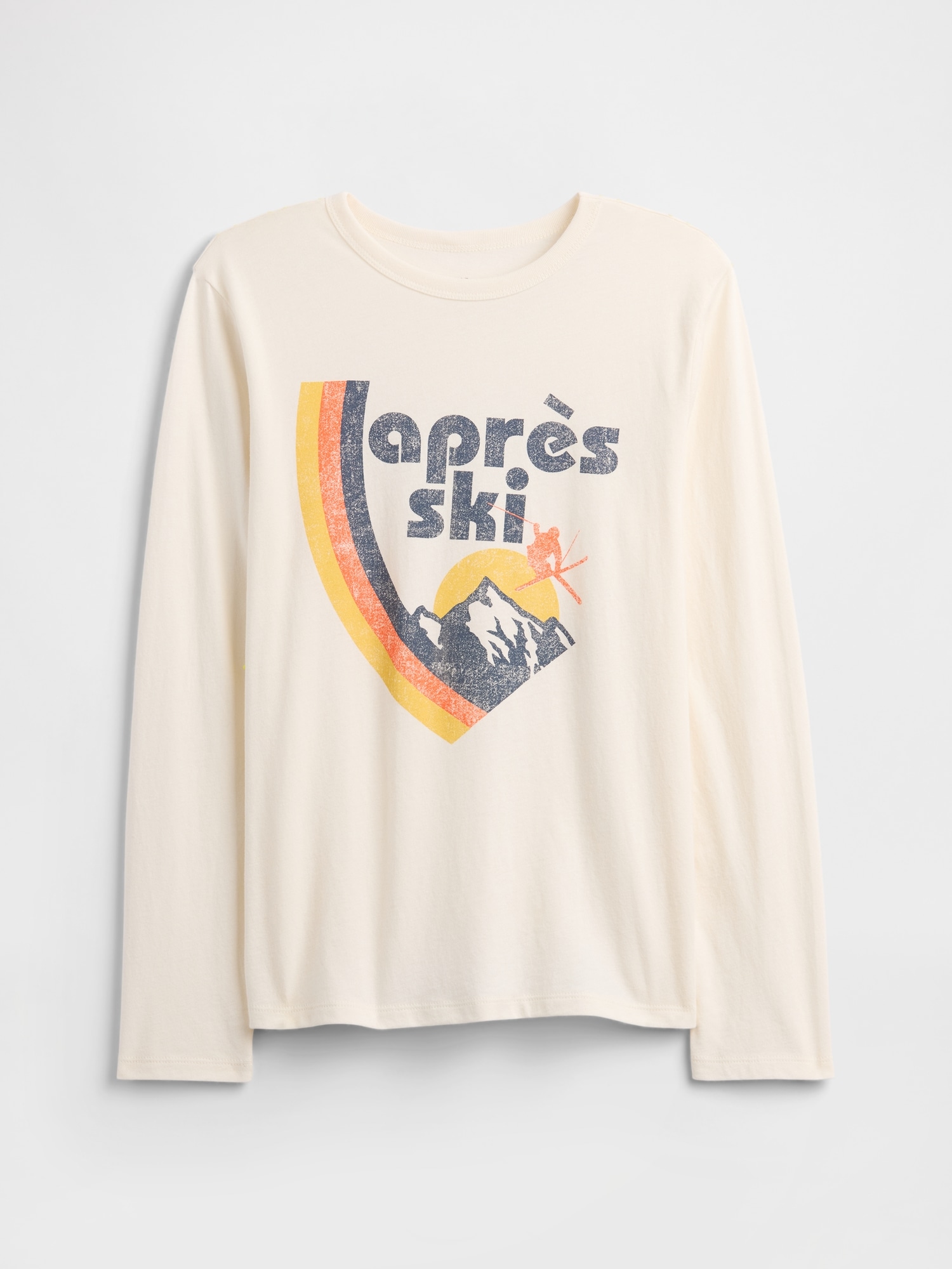 Kids Graphic T-Shirt - Ivory Cream Frost