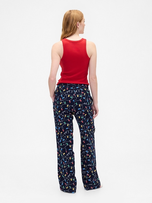 Image number 2 showing, Flannel Pull-On PJ Pants