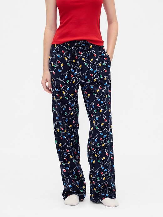 Image number 3 showing, Flannel Pull-On PJ Pants