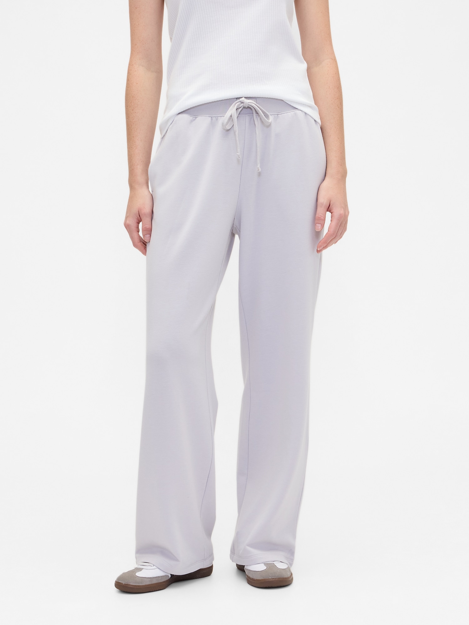 Gap Factory Cloudlight Straight-leg Pants In White