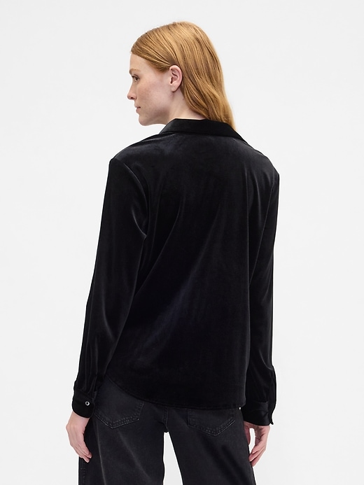 Image number 2 showing, Recycled Velour Easy Shirt