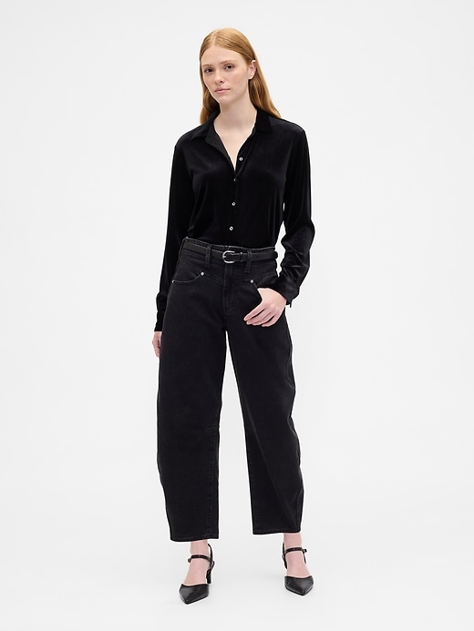 Image number 3 showing, Recycled Velour Easy Shirt