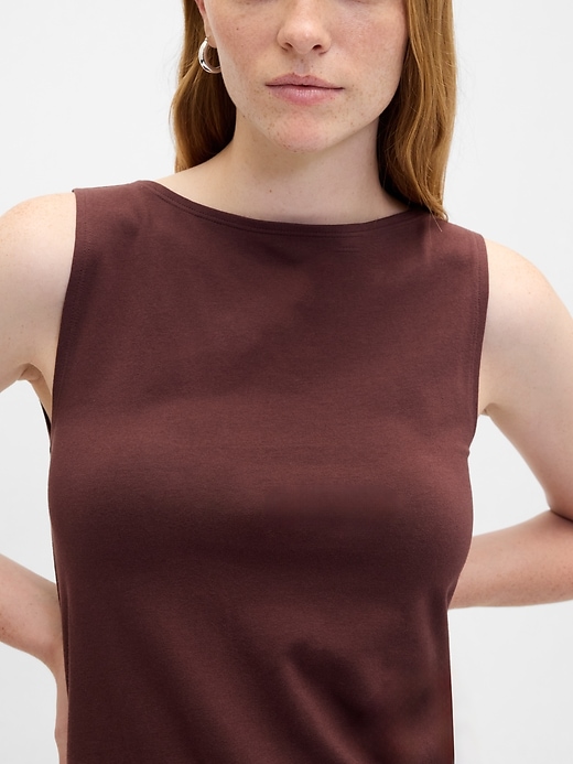Image number 4 showing, Boatneck Tank Top