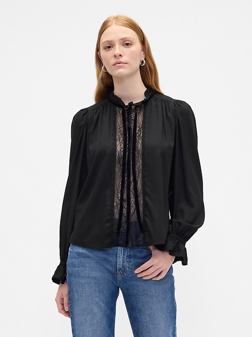 Image number 1 showing, Relaxed Ruffle Top