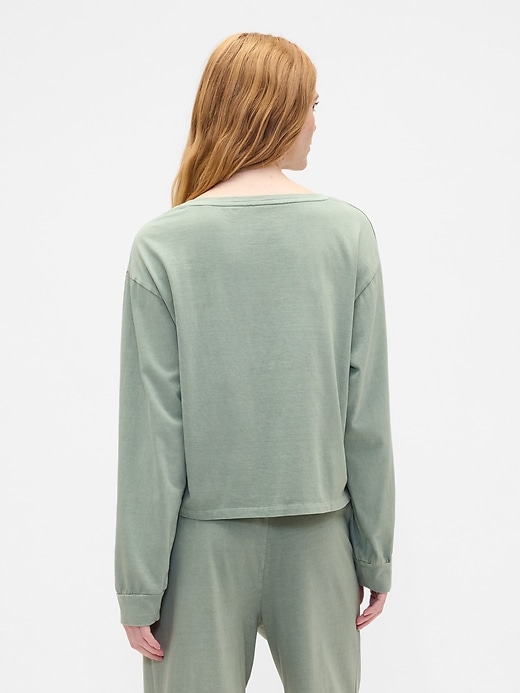 Image number 2 showing, Boxy Crewneck PJ T-Shirt