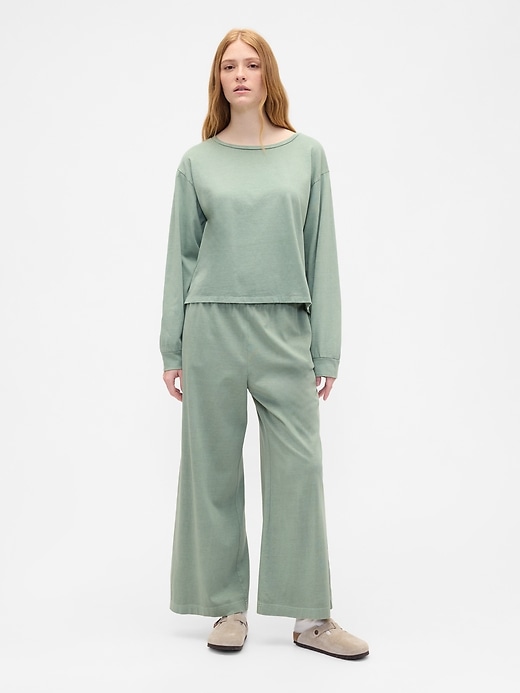 Image number 3 showing, Boxy Crewneck PJ T-Shirt