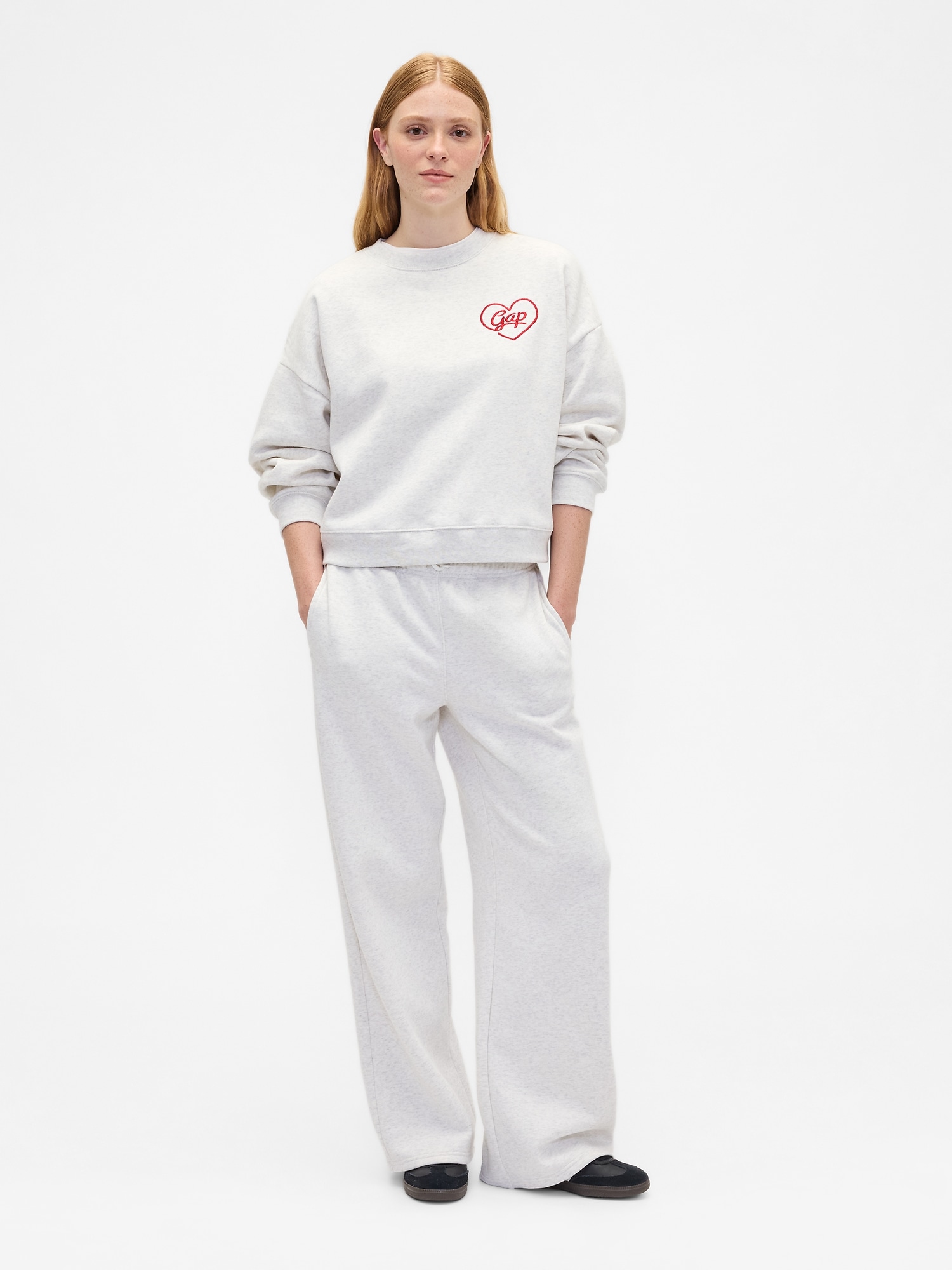 Relaxed Straight-Leg Sweatpants