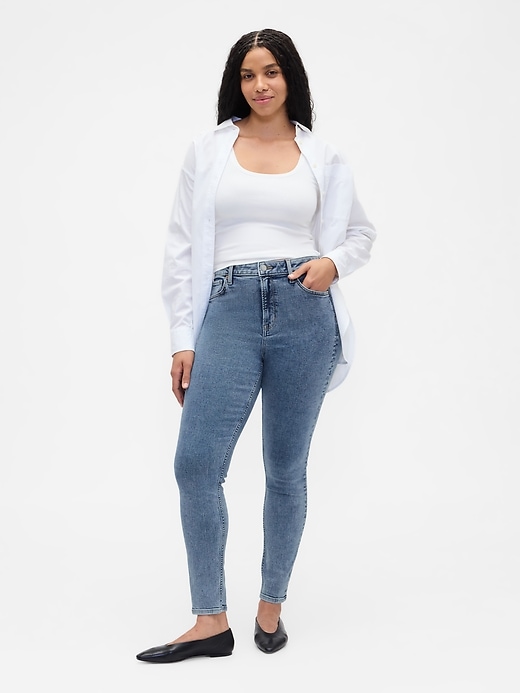 Image number 5 showing, High Rise Universal Skinny Jeans