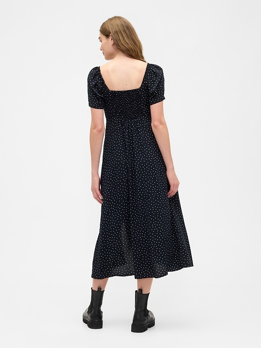 Image number 2 showing, Puff Sleeve Midi Dress