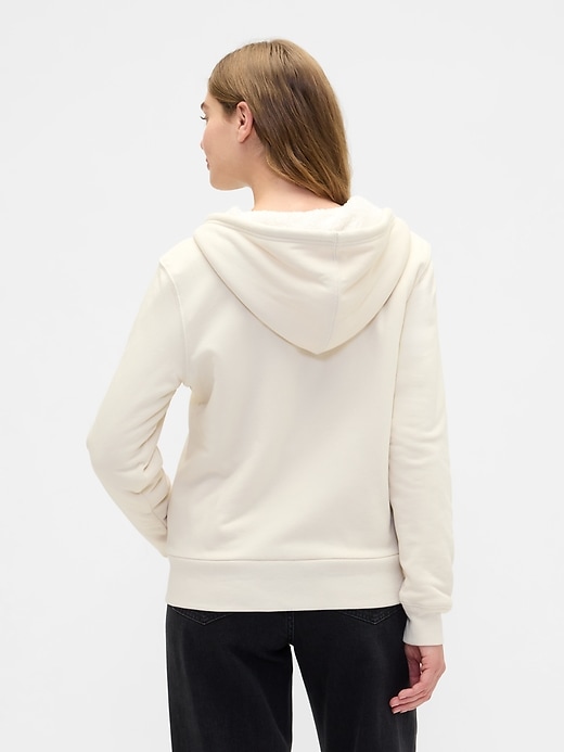 Image number 2 showing, Relaxed Gap Logo Sherpa-Lined Zip Hoodie