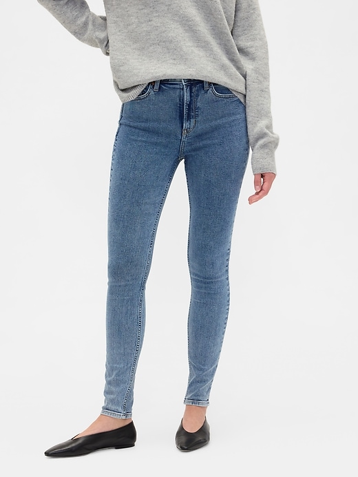 Image number 2 showing, High Rise Universal Skinny Jeans