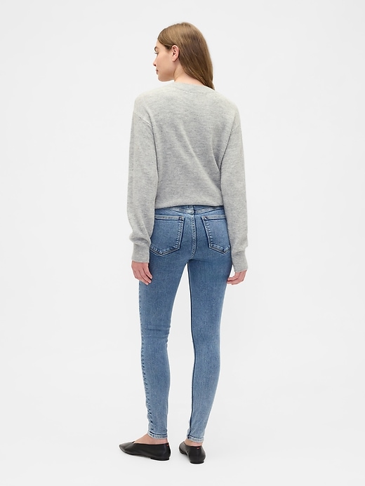 Image number 4 showing, High Rise Universal Skinny Jeans