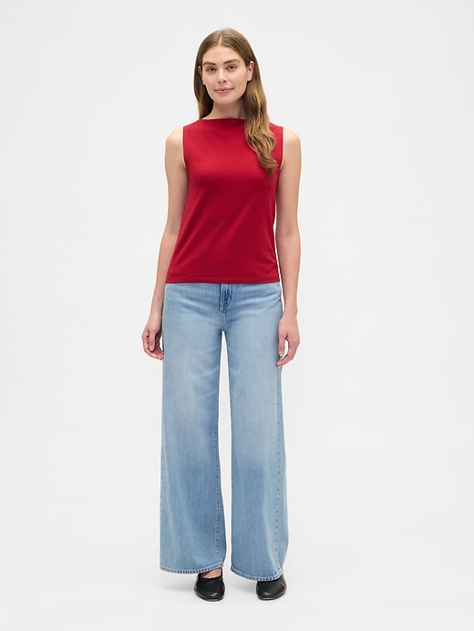 Image number 3 showing, Boatneck Tank Top