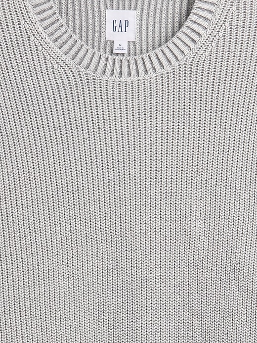 Image number 4 showing, Relaxed Plaited Crewneck Sweater