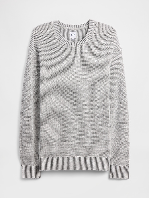 Image number 5 showing, Relaxed Plaited Crewneck Sweater