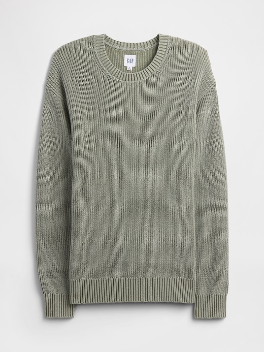 Image number 5 showing, Relaxed Plaited Crewneck Sweater