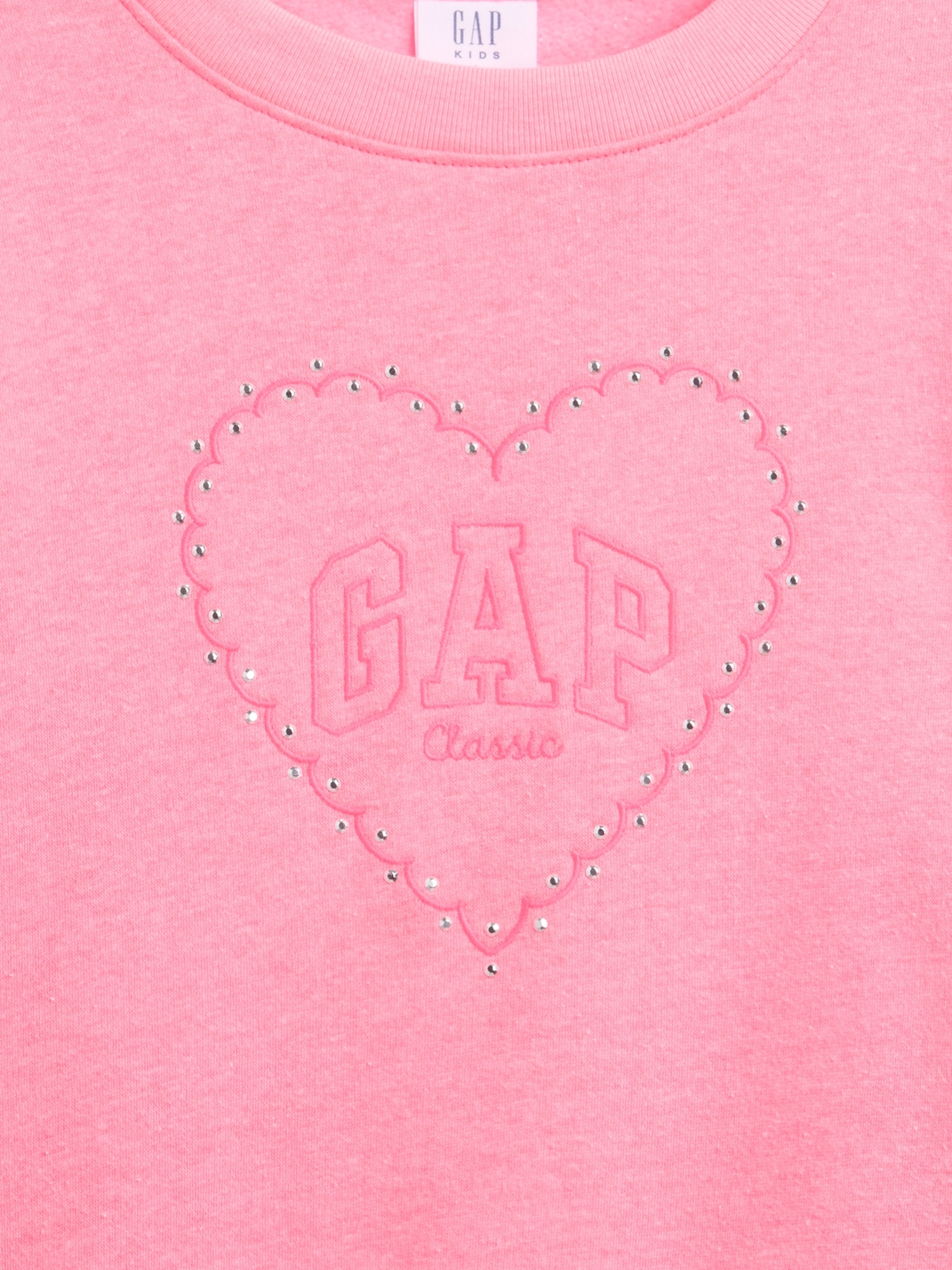 Gap Factory Kids Oversized Gap Graphic Sweatshirt In Pink