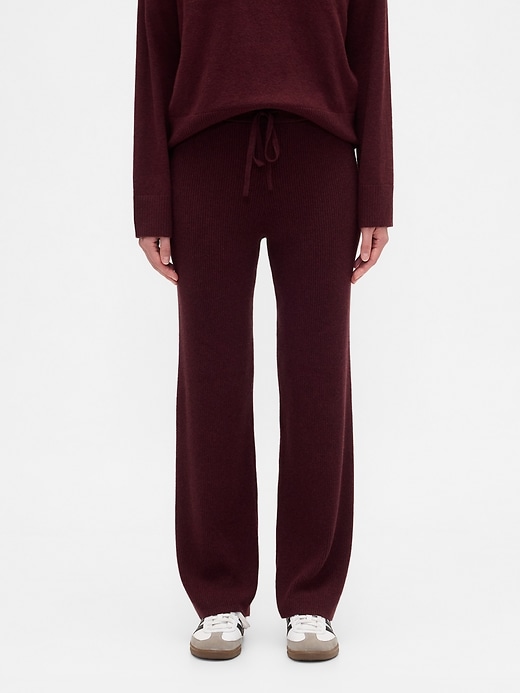 Image number 2 showing, CashSoft Relaxed Ribbed Sweater Pants