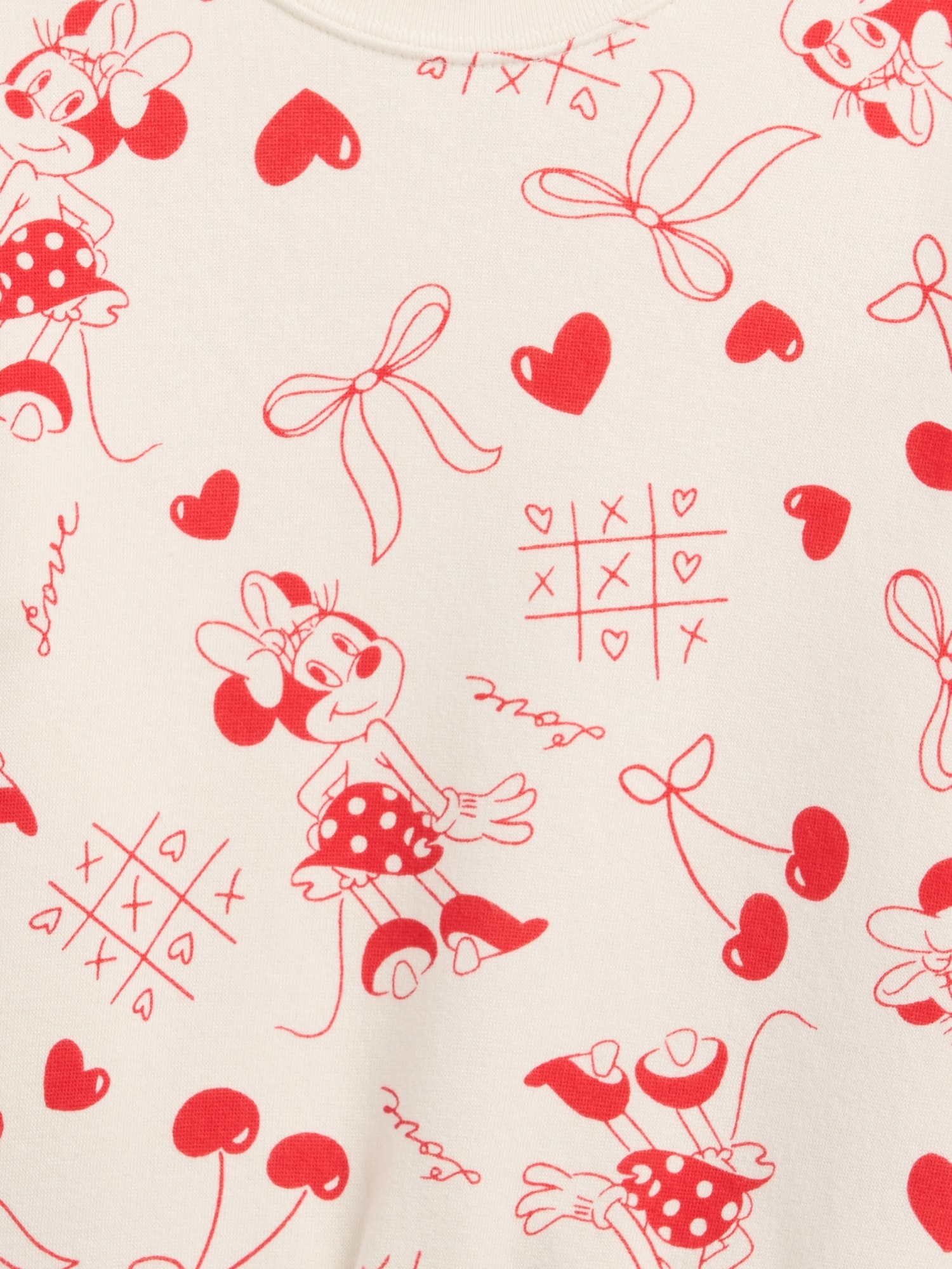 Gap Factory Babygap × Disney Minnie Mouse Print Sweatshirt In Orange