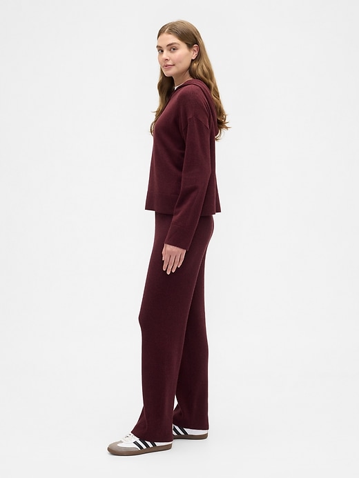 Image number 3 showing, CashSoft Relaxed Ribbed Sweater Pants
