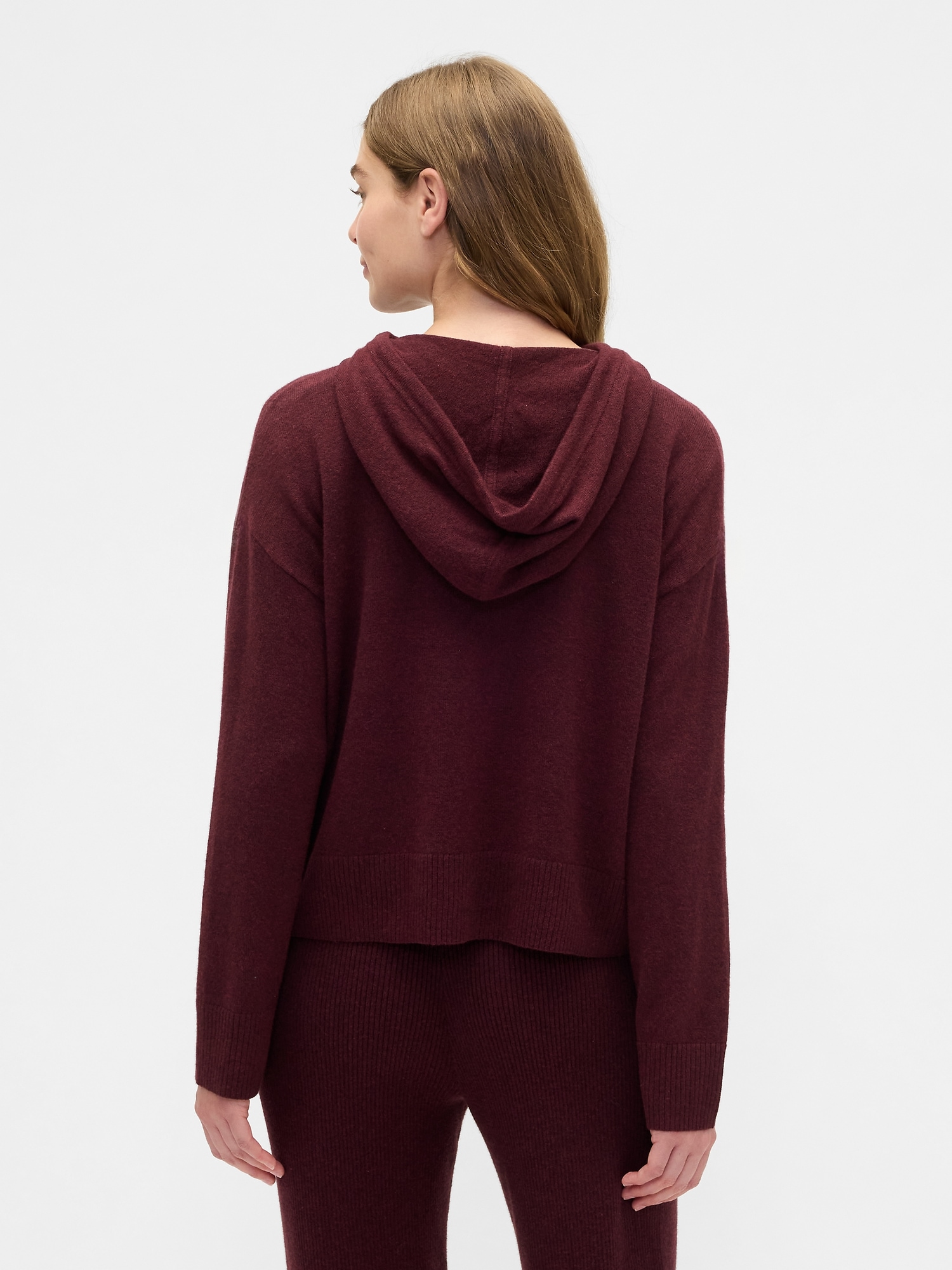 Gap Factory Relaxed Cashsoft Hoodie In Red
