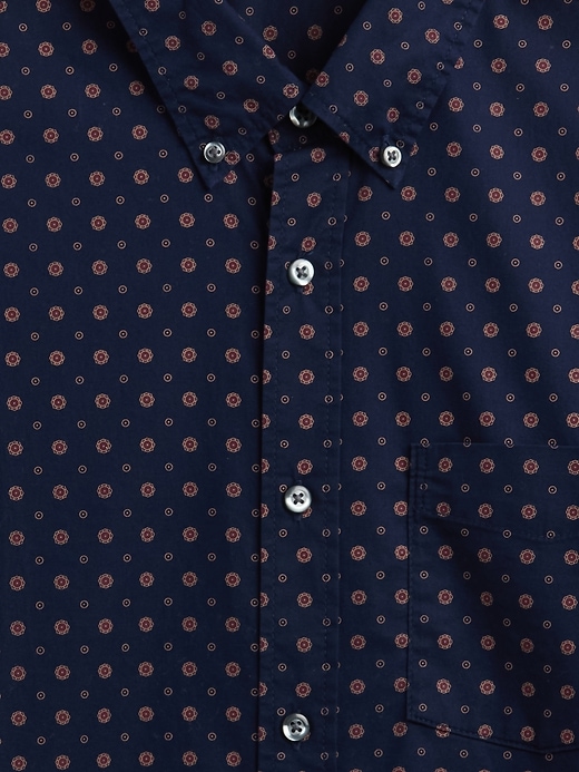 Image number 4 showing, Stretch Poplin Shirt in Standard Fit