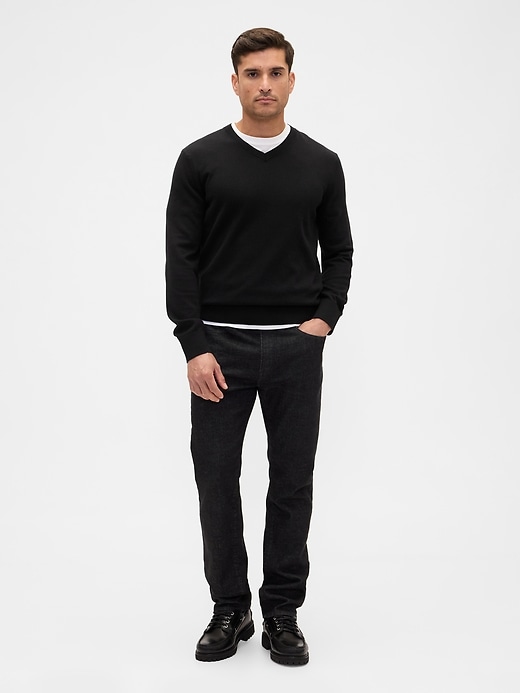 Image number 3 showing, Cotton V-Neck Sweater