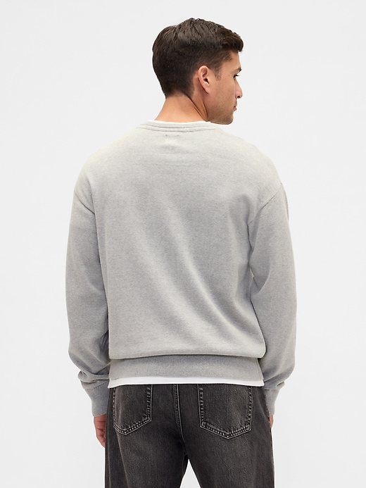 Image number 2 showing, Relaxed Gap Logo Intarsia Sweater