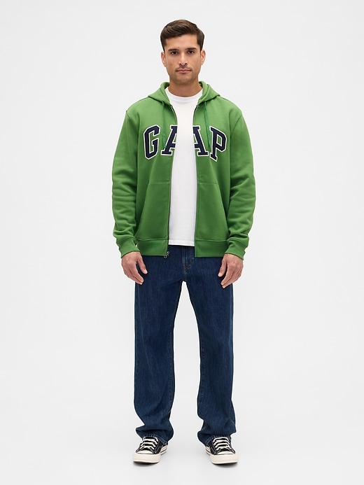 Image number 3 showing, Relaxed Gap Logo Zip Hoodie